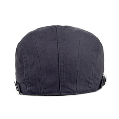 Casual Beret Hats Men Women Solid Forward Cap