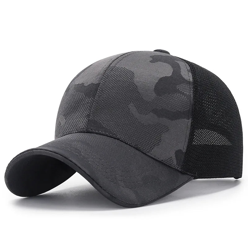 Mesh Cap Women Camouflage Summer Hats For Women Men