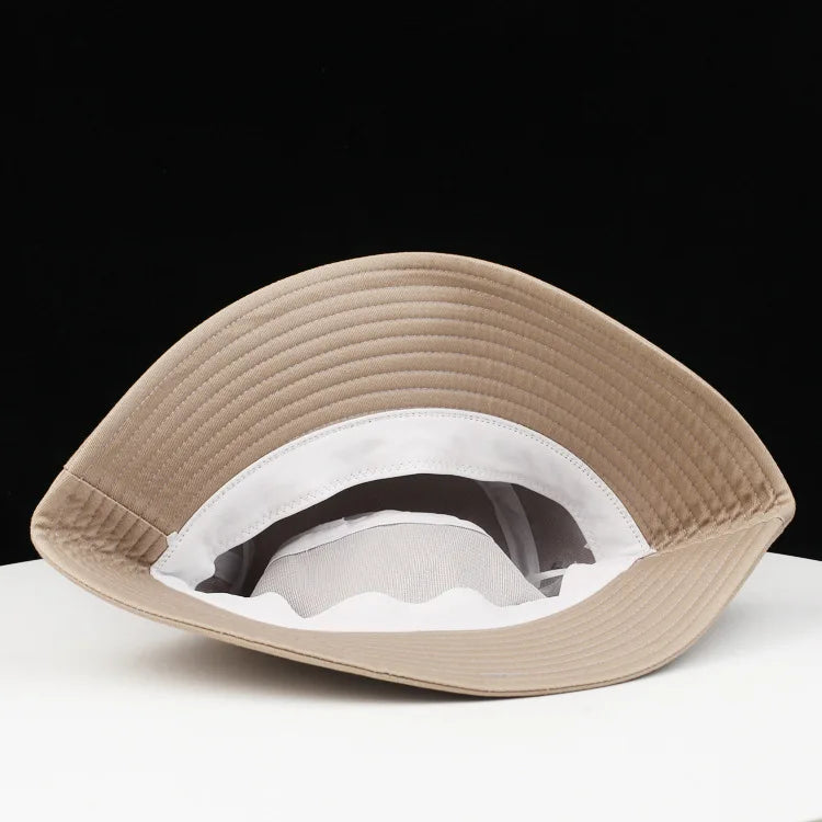 High Quality 100% Cotton Bucket Hat Women Summer Sun Caps Big Size Cap