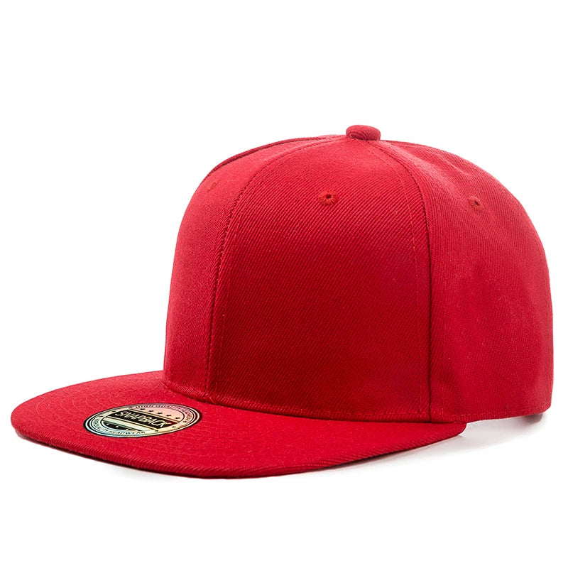Cap Plain Snapback Hat Men Women