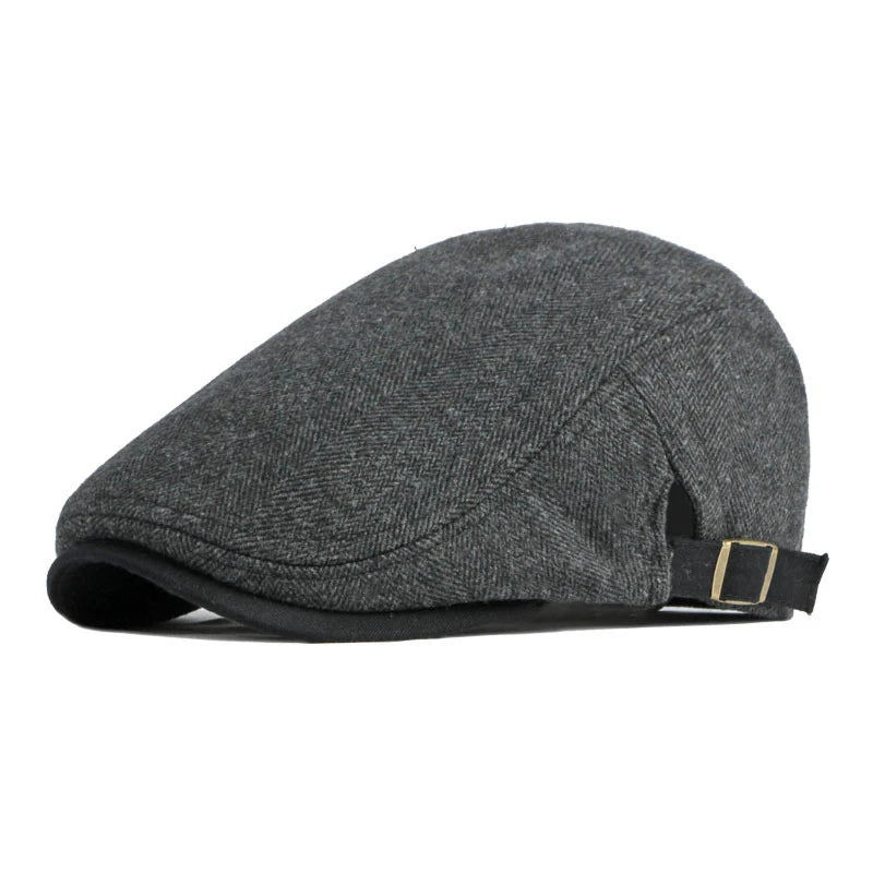 Retro Newsboy Cap Men Autumn Winter