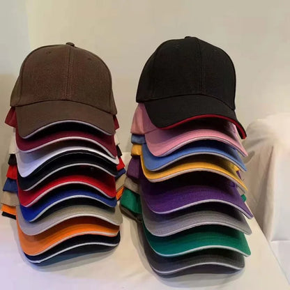 Unisex Cap Casual Acrylic Plain Baseball Cap For Women Men