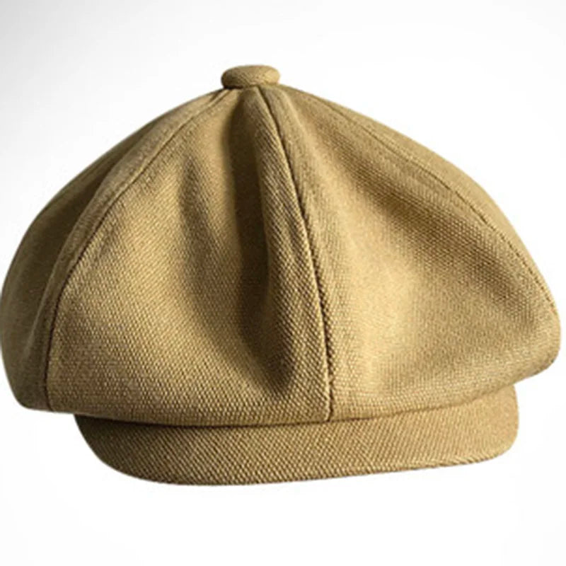 Brand Canvas Newsboy Caps Men High Quality Flat Caps