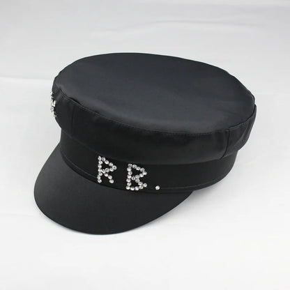 New Diamond Letter Newsboy Caps Women