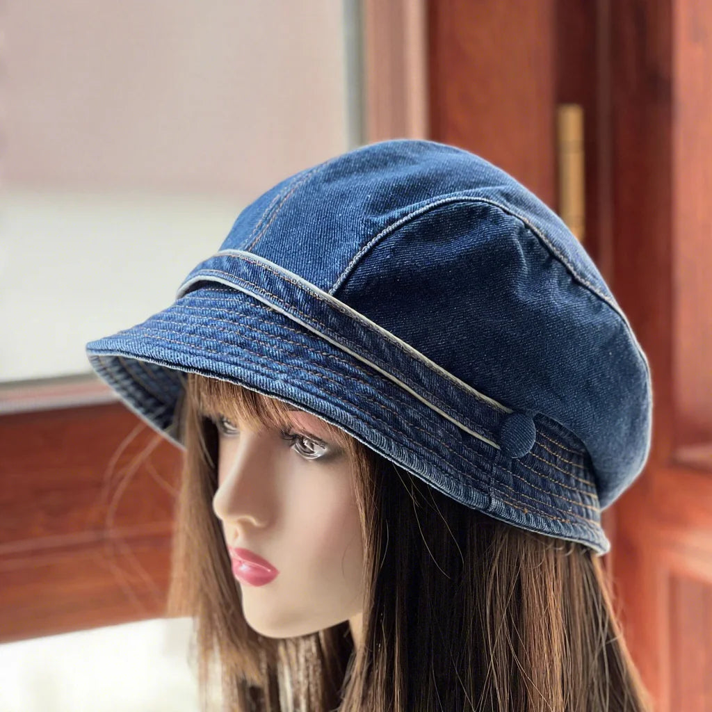 New Autumn Winter Denim Versatile Fisherman Hat