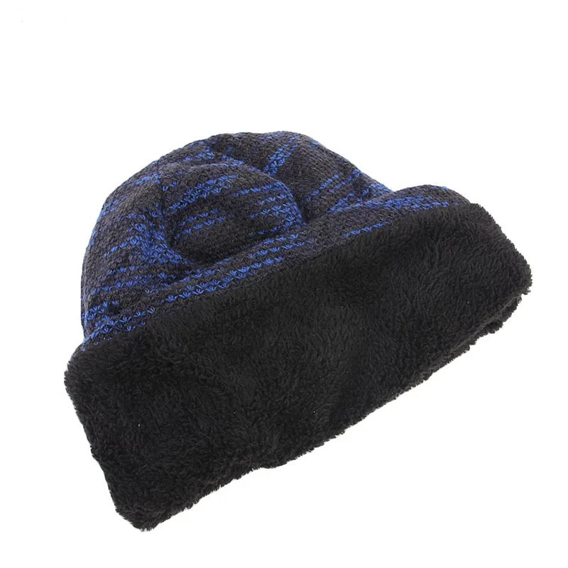 Double Fabric Winter Warm Beanies For Women And Men Unisex