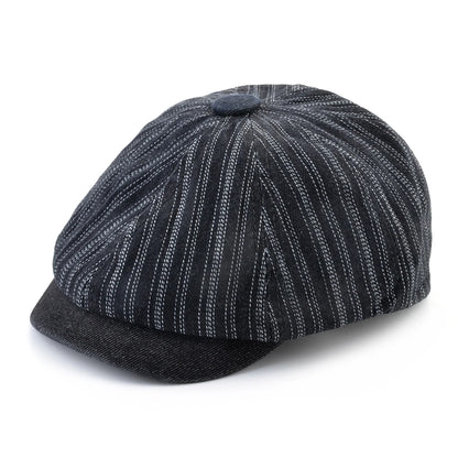 Vintage Striped Berets Men's Autumn