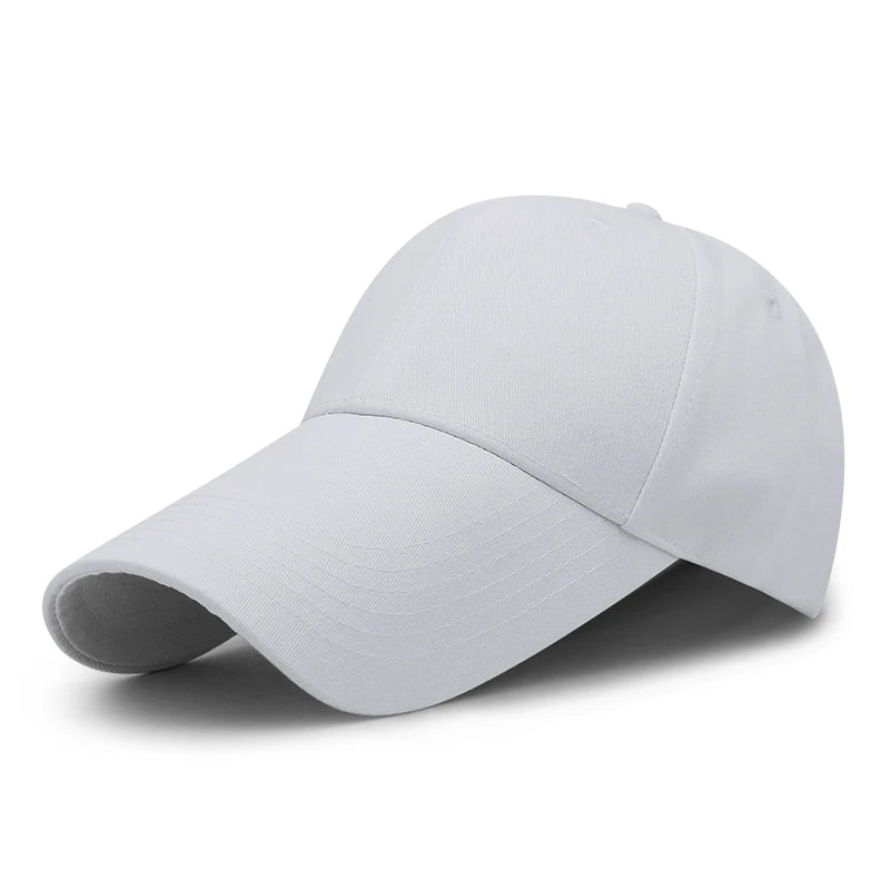 14cm Long Visor Large Head Man Big Size Causal Peaked Hats
