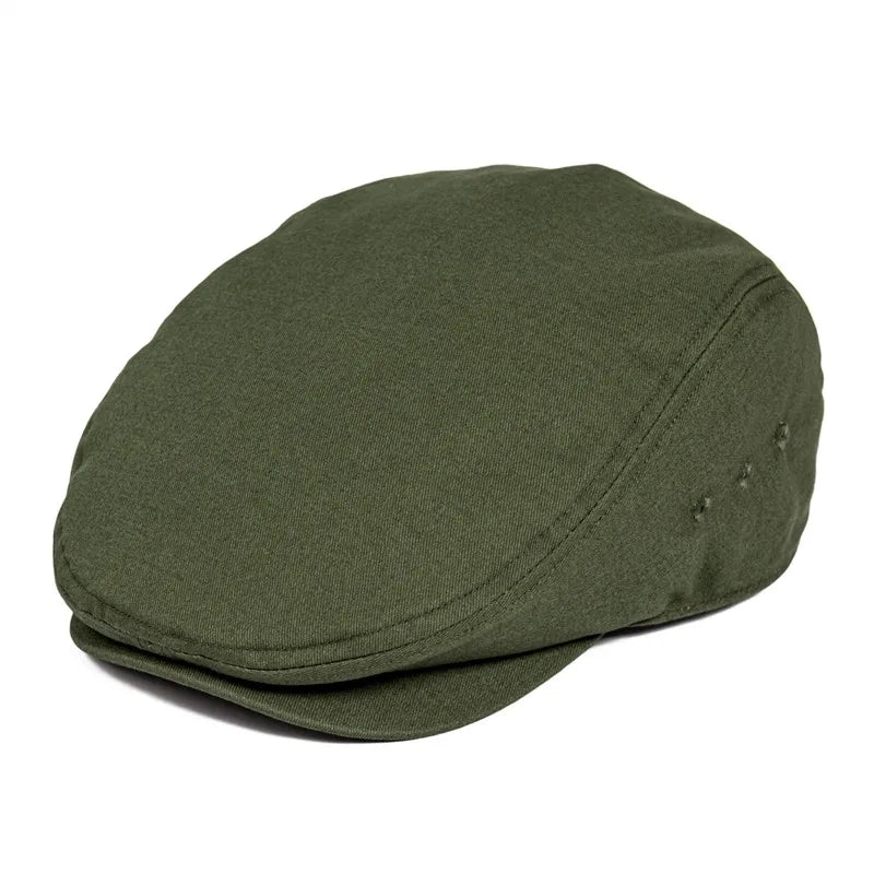 Summer Airhole Flat Cap Men Cotton Driver Hat Newsboy Caps