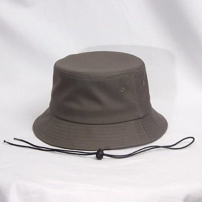 High Quality 100% Cotton Bucket Hat Women Summer Sun Caps Big Size Cap