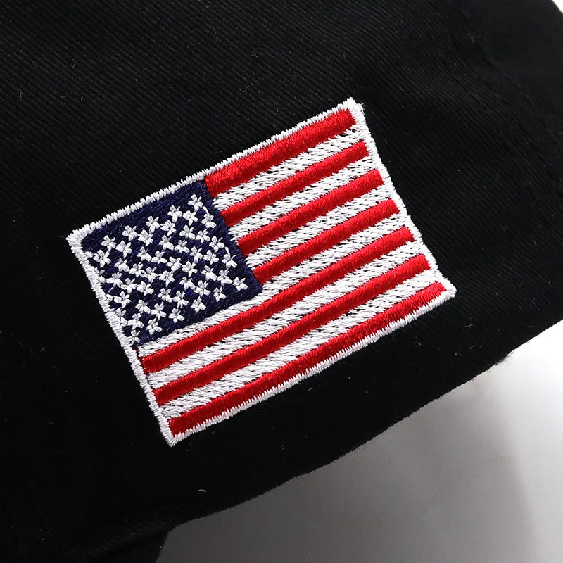 New Brand USA Flag Baseball Cap For Men Women Cotton Snapback Hat
