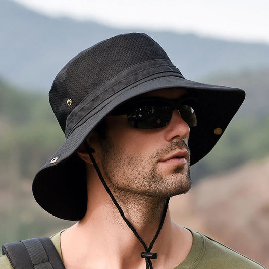 K31 Men's Hat Panama Bucket Hat Outdoor Sun Protection Hats For Men