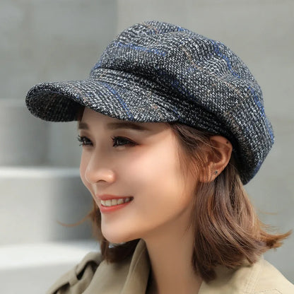 Autumn Winter Newsboy Cap Fashion Hat