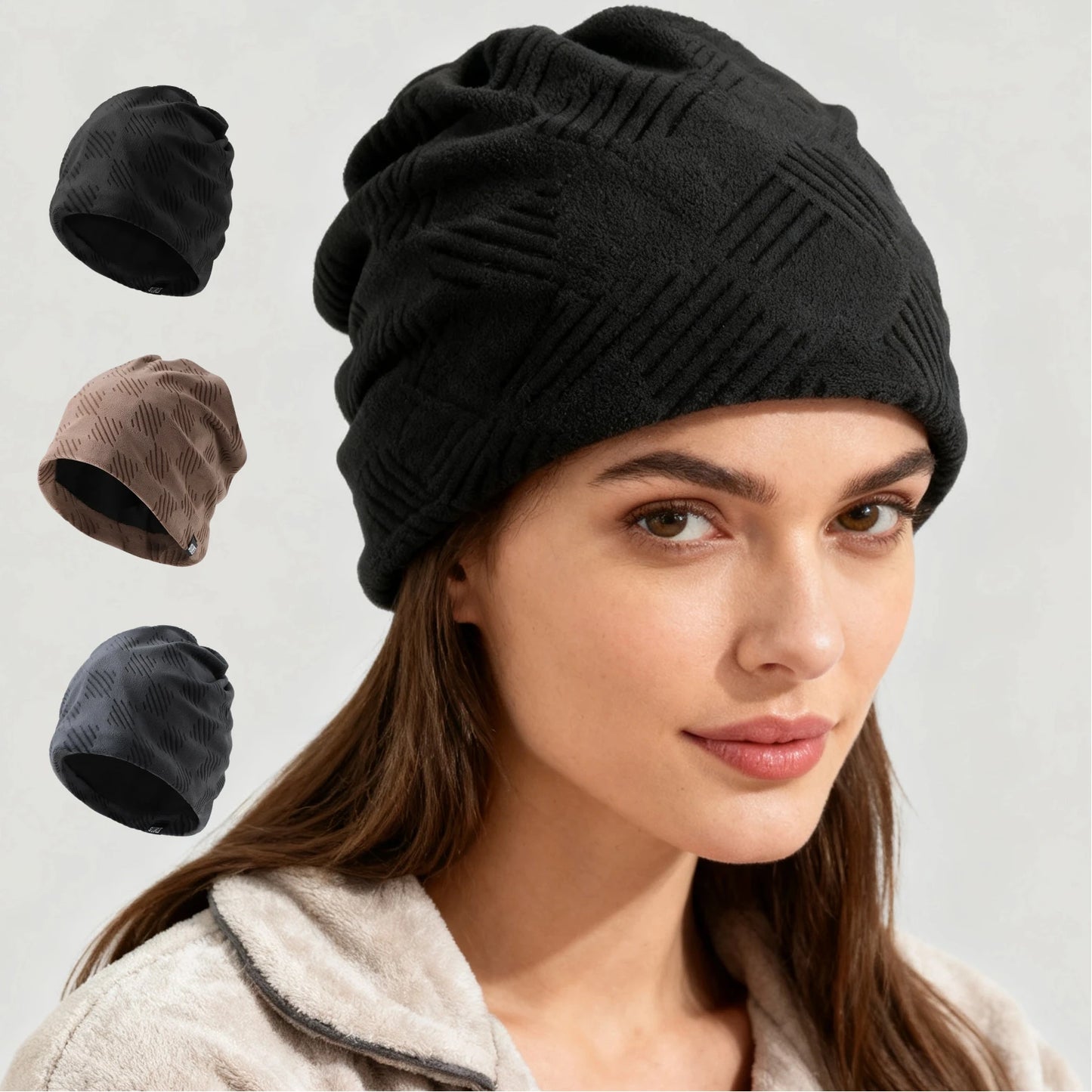 Winter Fashion Warmth Windproof Insulate Daily Office Use Knitted Beanie Hat