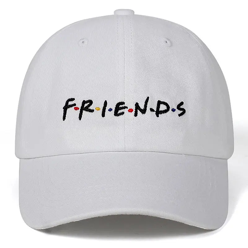 Women Men Fashion Spring Summer Dad Hat Friends Embroidery Baseball Cap Cotton