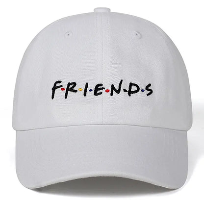 Women Men Fashion Spring Summer Dad Hat Friends Embroidery Baseball Cap Cotton
