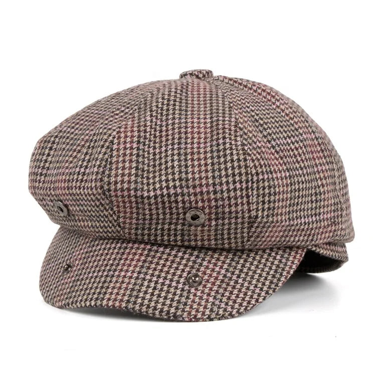 Custom Embroidery Peaky Blinders Lady Winter Beret Cap