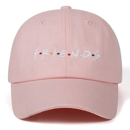 Women Men Fashion Spring Summer Dad Hat Friends Embroidery Baseball Cap Cotton