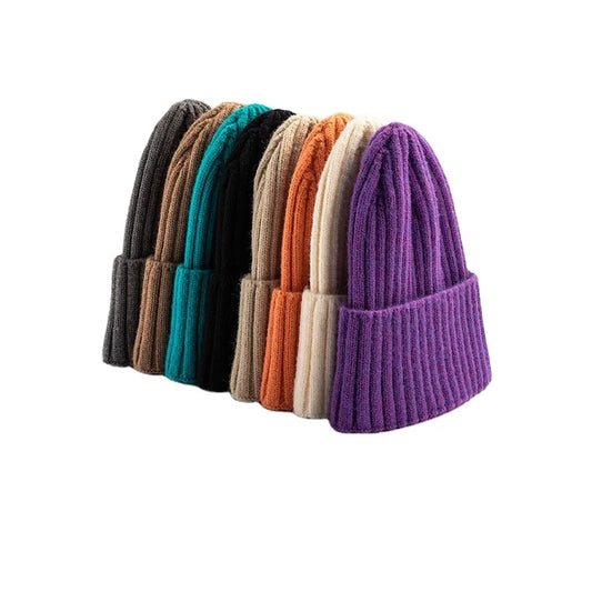 Soft Winter Beanie Knitted Cap Adults