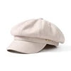 Autumn Winter Solid Color Outdoor Fashion Warm Ladies Beret Hats