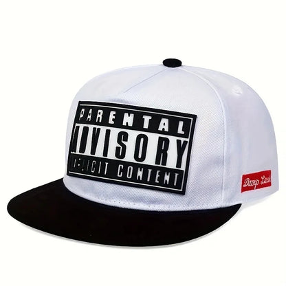 Rubber Letter Bone Snapback Gorrass Hip Hop Baseball Cap