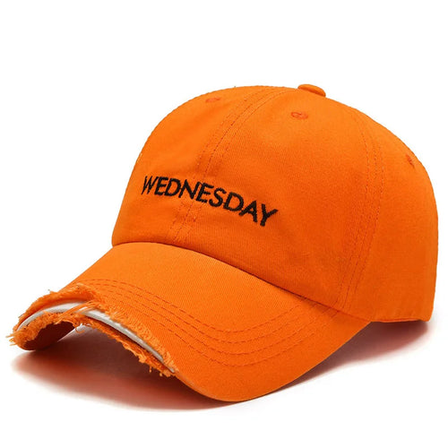 Unisex Cotton Embroidered Caps Vintage Distressed Baseball Cap
