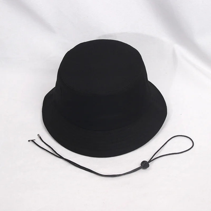 Pure Cotton Sun Hat Large Size Boonie Cap Women Big Size Bucket Hat