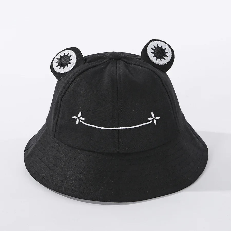 Cute Frog Bucket Hats Women Men Bucket Hat