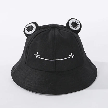 Cute Frog Bucket Hats Women Men Bucket Hat
