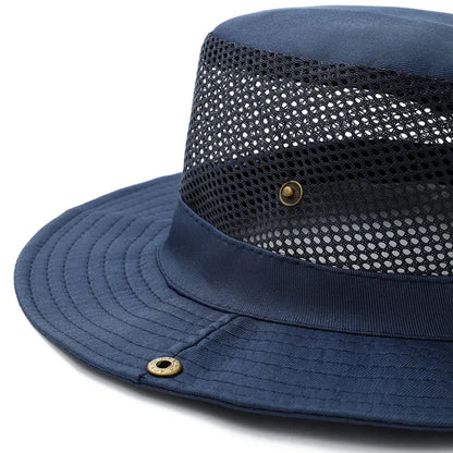 Men Women Outdoor Beach Seaside Sun Shade Breathable Bucket Hat