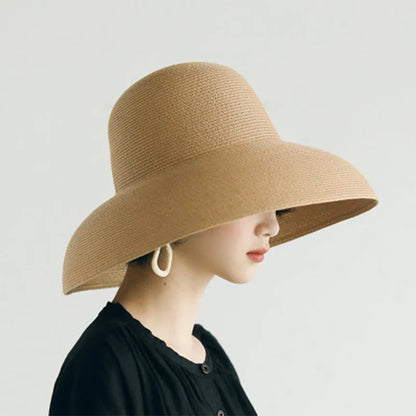 Summer Hat New Female Sun Hat Folding Beach Hat