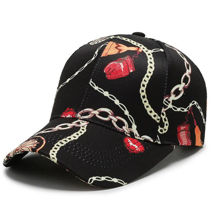 New Arrive Poker Letters Print Baseball Caps For Men Women