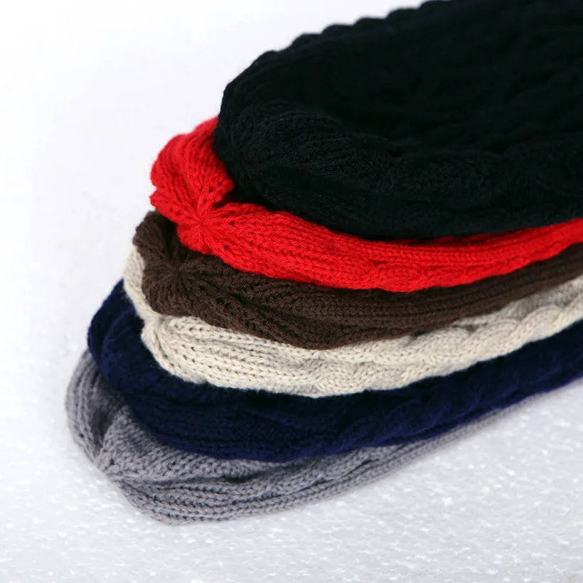 Hot Style Knit Hat With Small Twist Fashion Heaps Heaps Of Turtle-Head Hats