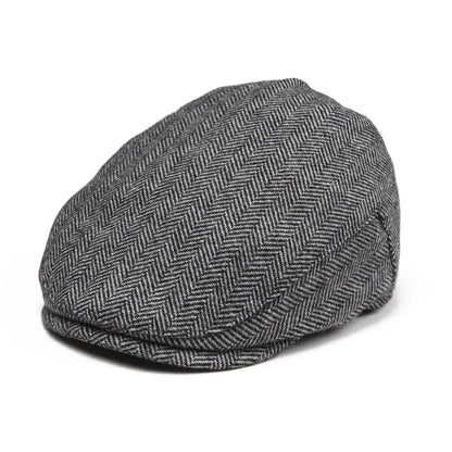 Kids Flat Caps Herringbone Woolen Tweed Small Size Boy Girl Newsboy Caps