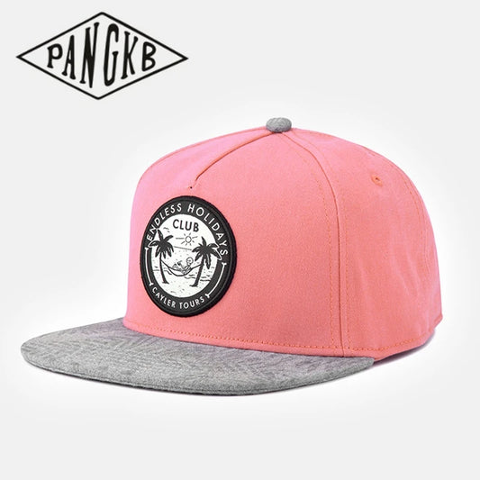 Endless Cap Pink Holiday Beach Coconut Sports Snapback Hat for Men Women Adult