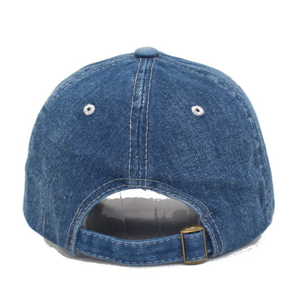 Washed Denim Jeans Men Baseball Cap Women Snapback Hats