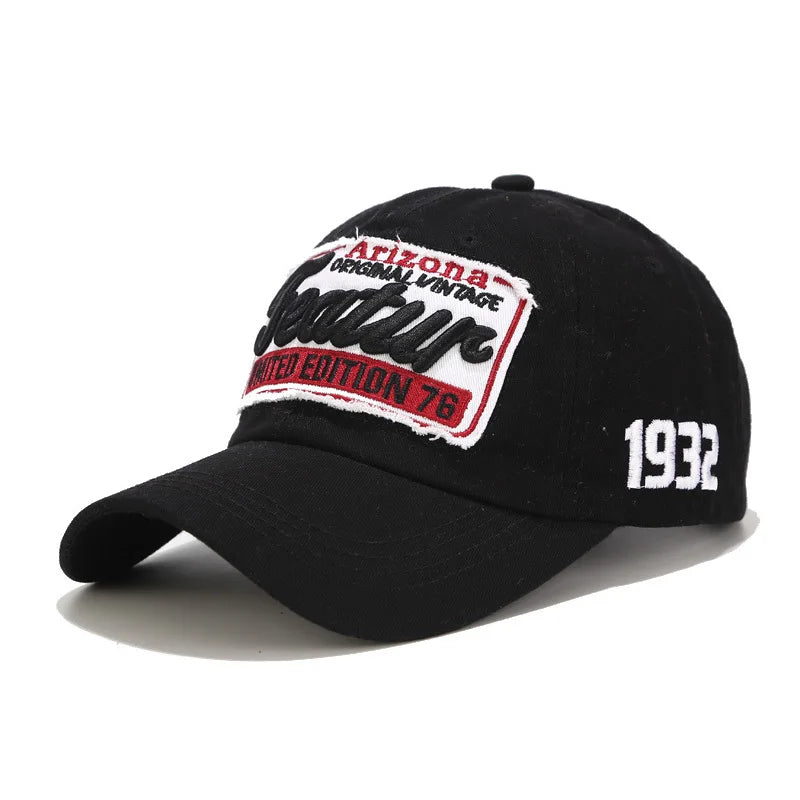 Vintage Red Pink Streetwear Baseball Cap For Men