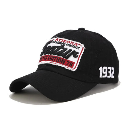 Vintage Red Pink Streetwear Baseball Cap For Men