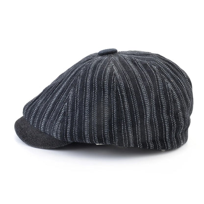 Vintage Striped Berets Men's Autumn
