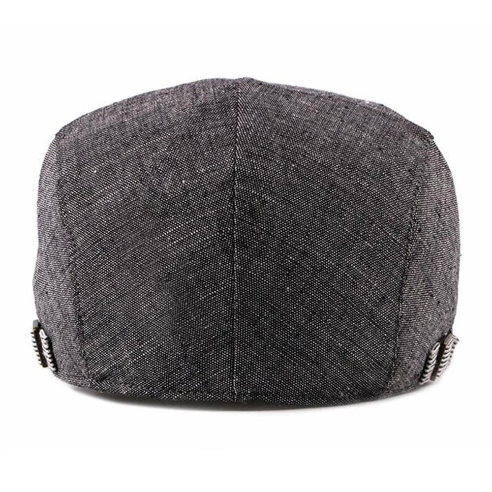 Men's Solid Berets Hat Golf Driving Sun Flat Disablement Fort Gatsby Hat