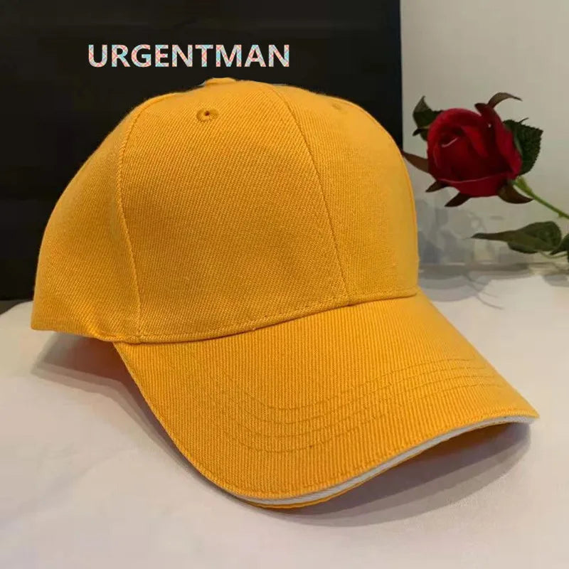 Unisex Cap Casual Acrylic Plain Baseball Cap For Women Men