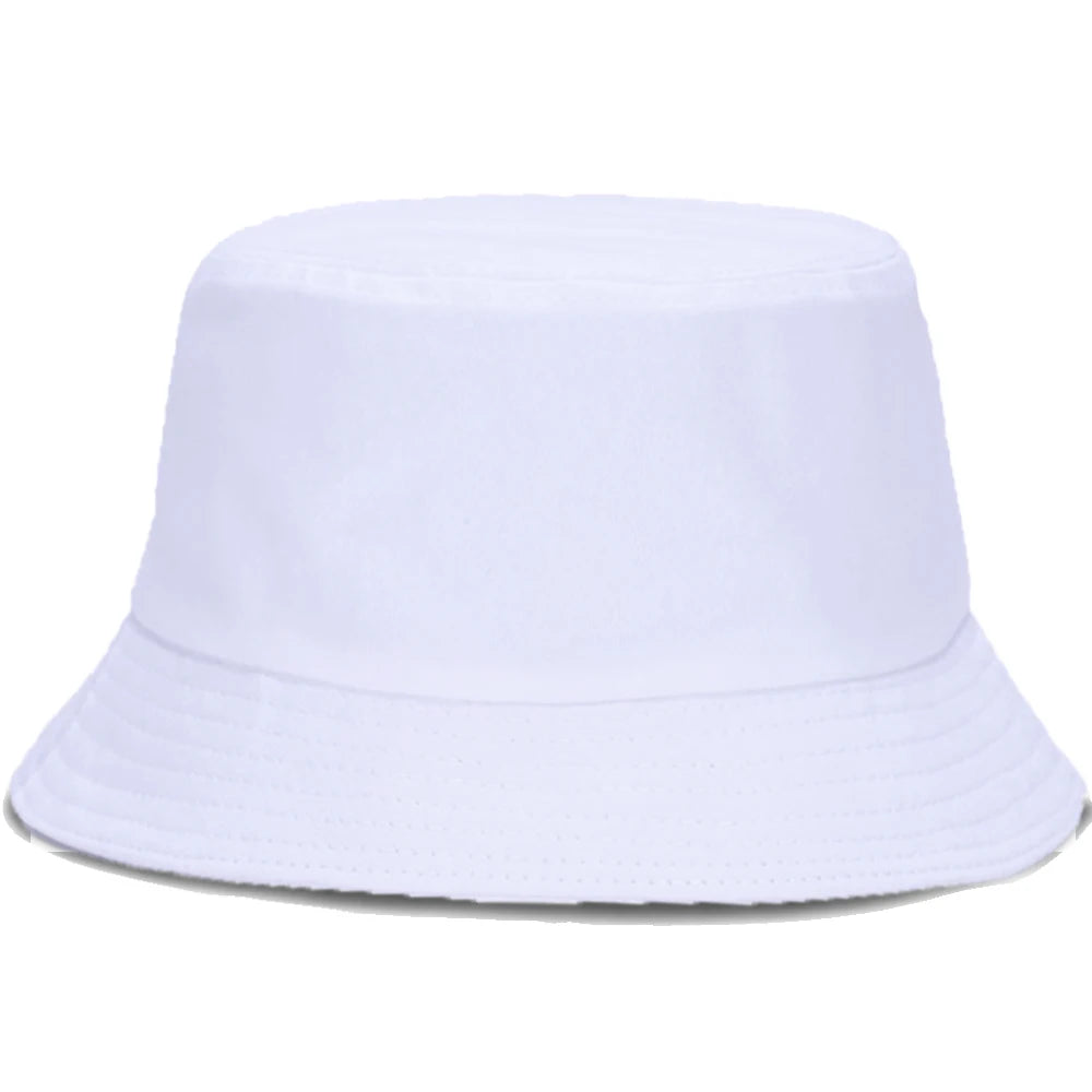 Fashion Letter 23 Print Bucket Hat Unisex Summer Beach Panama Hats