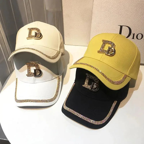 Rhinestone Hat Cotton K Kop Cap Hip Hop Cap Hats