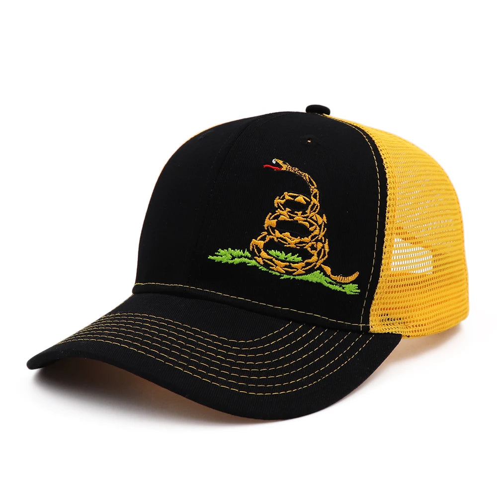 Women Men Black White Summer Baseball Cap Mesh Snapback Dad Hats