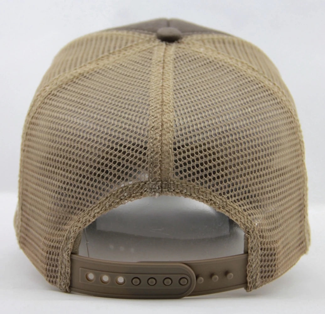 Men's Women Vintage Fashion Adjustable Mesh Trucker Hat