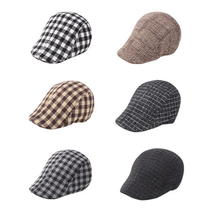 Factory Classical Square Material Male Winter Beret Hat