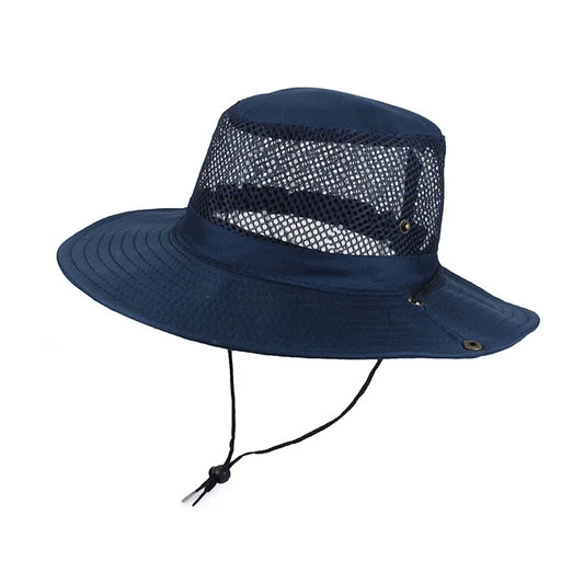 Men Women Outdoor Beach Seaside Sun Shade Breathable Bucket Hat