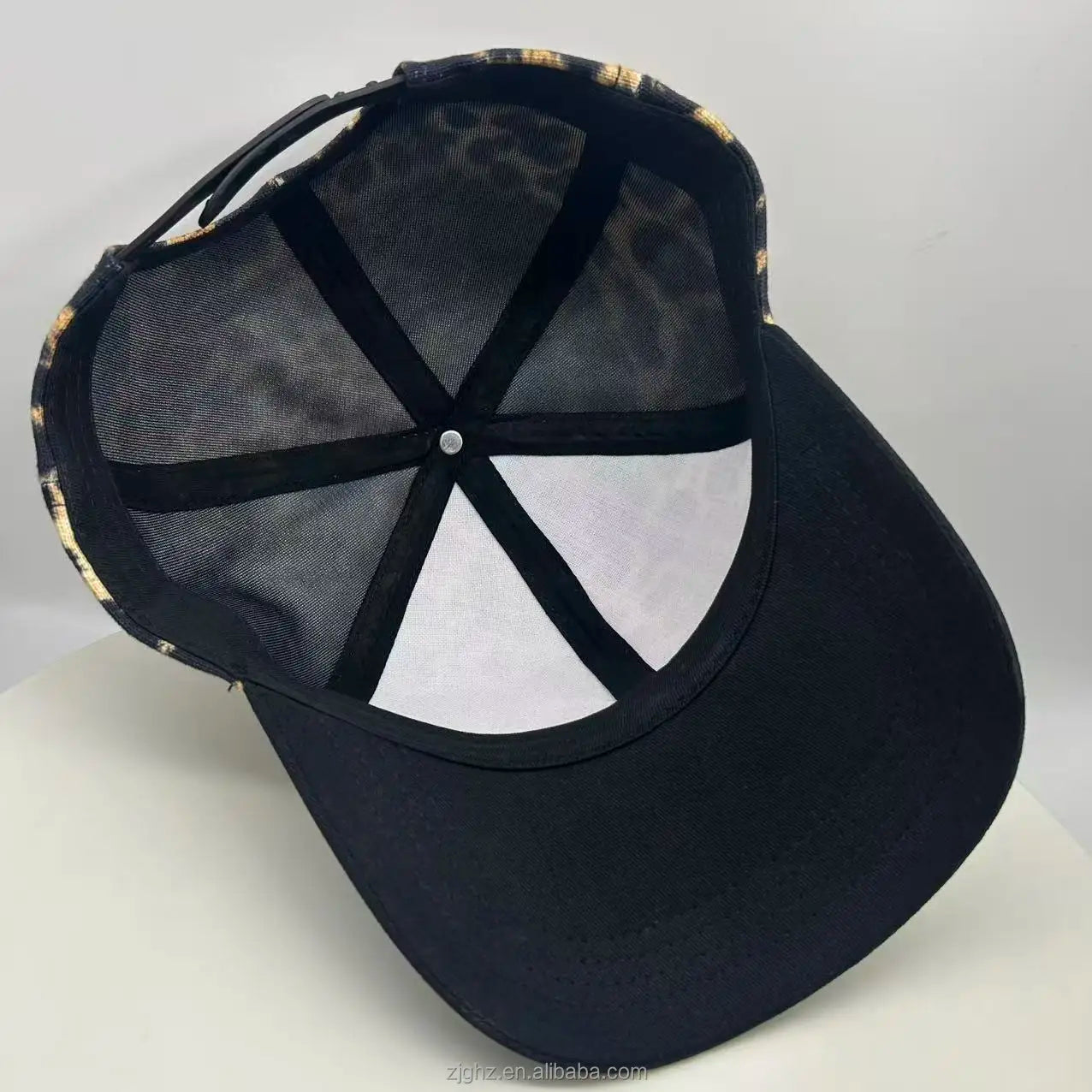 High Quality Poly-Cotton Canvas Puff Printed Fashionable 6-Panel Baseball Cap