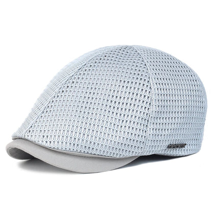 New Mesh Newsboy Caps Summer Men Women Hats