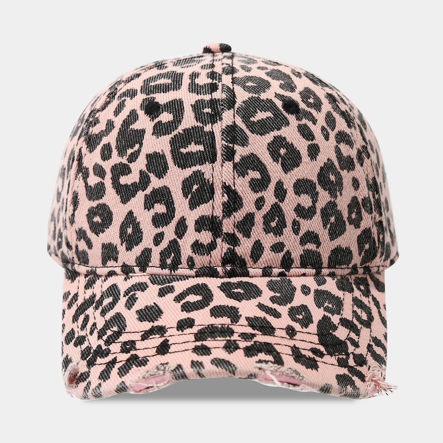 Retro Leopard Print Spicy Girl Style Baseball Cap